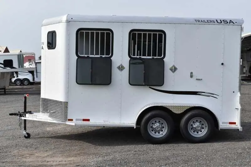 2019 Trailers USA 2HSLBPDLX 2 Horse Trailer — view 10
