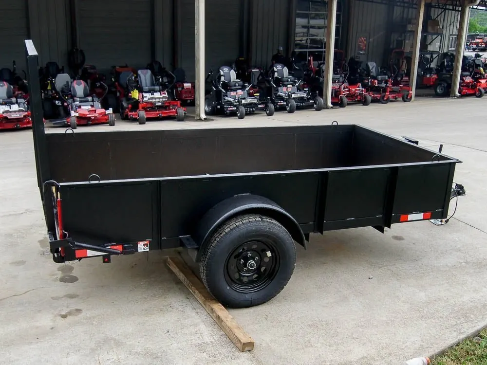 5×10 Utility Trailer with 18in Metal Sides 3500lb Axle — view 6