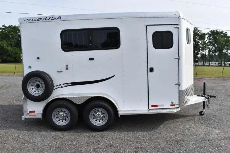 2019 Trailers USA 2HSLBPDLX 2 Horse Trailer — view 4