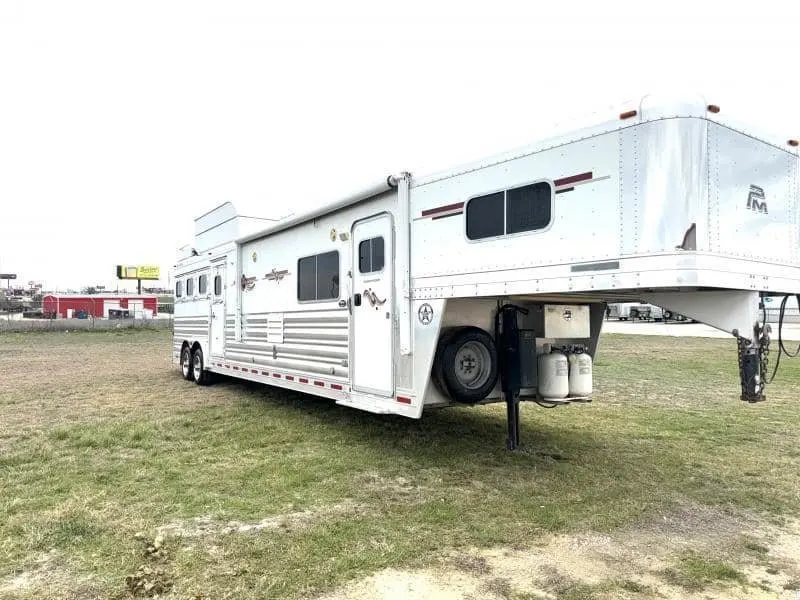 2011 Platinum Coach 4 Horse 15 SW Rear Load Horse Trailer — view 3