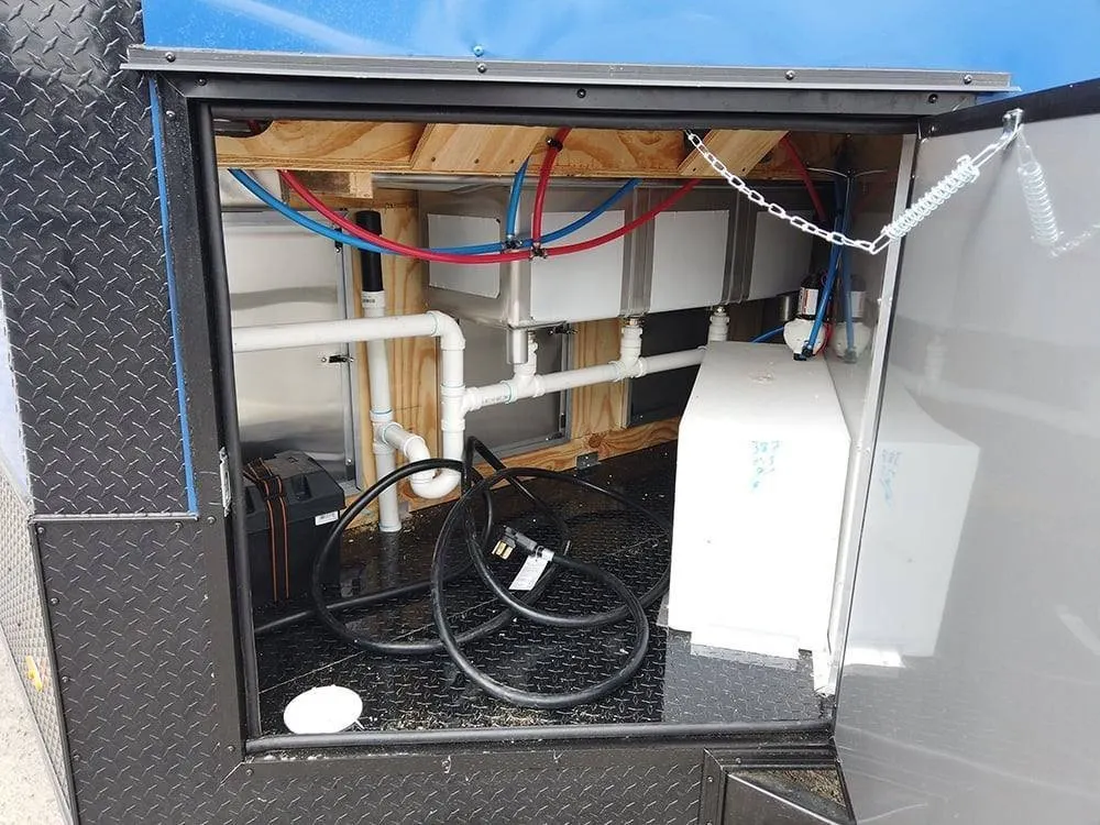 8.5 x 20′ Cobalt Blue Food Vending Concession Food Trailer — view 11