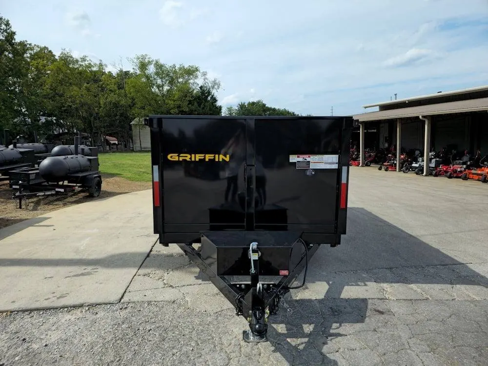 7×14 Hydraulic Dump Trailer with 4ft Sides (2) 7K Axles — view 2