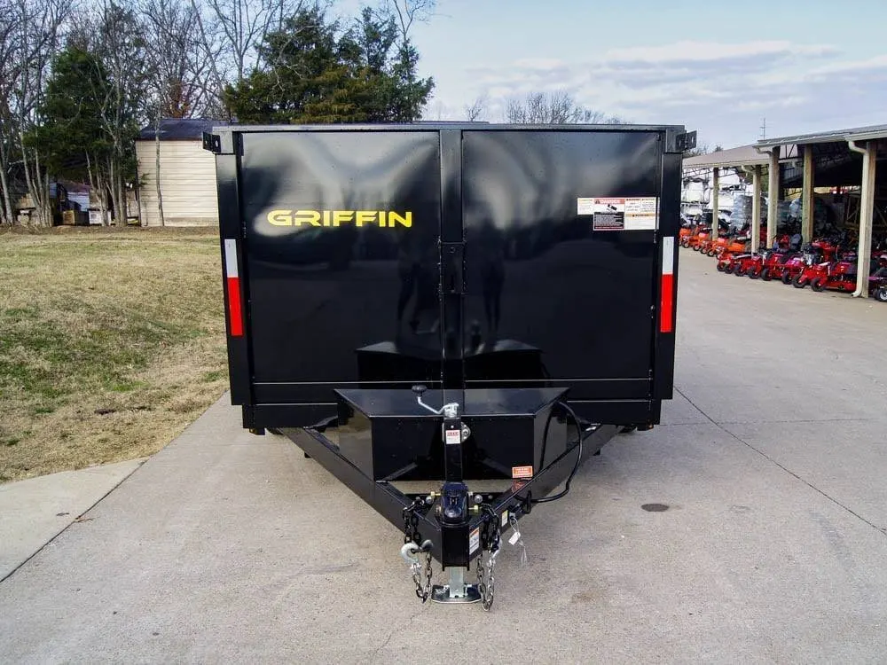 7×12 Hydraulic Dump Trailer with 3ft Sides (2) 6K Axles — view 3