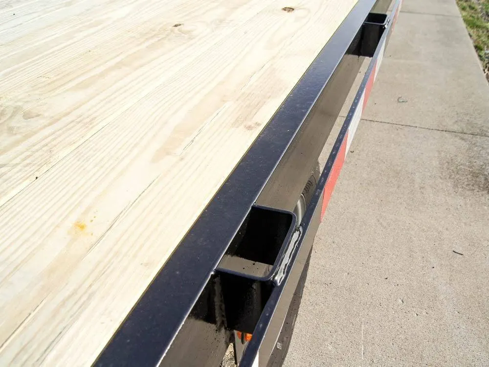 8.5×22 IBeam Deckover Equipment Trailer Straight Deck (2) 5200lb Axles — view 10