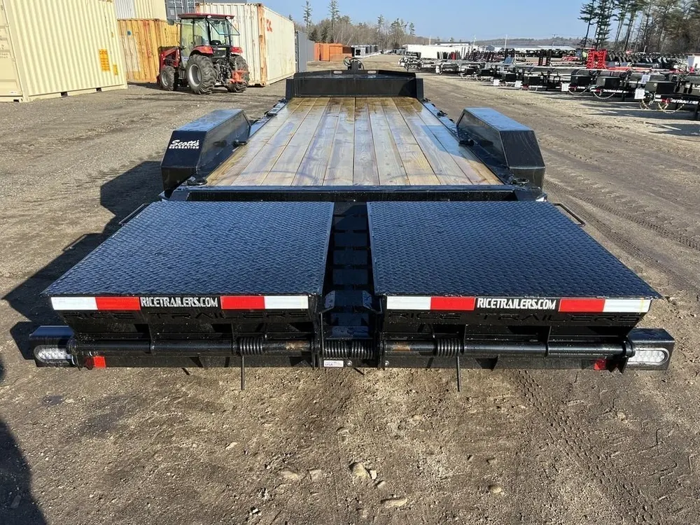 2024 Rice Trailers 7X18 Promax Industrial 21K Equipment w/Hydraulic Jack & Full Width Ramps — view 4