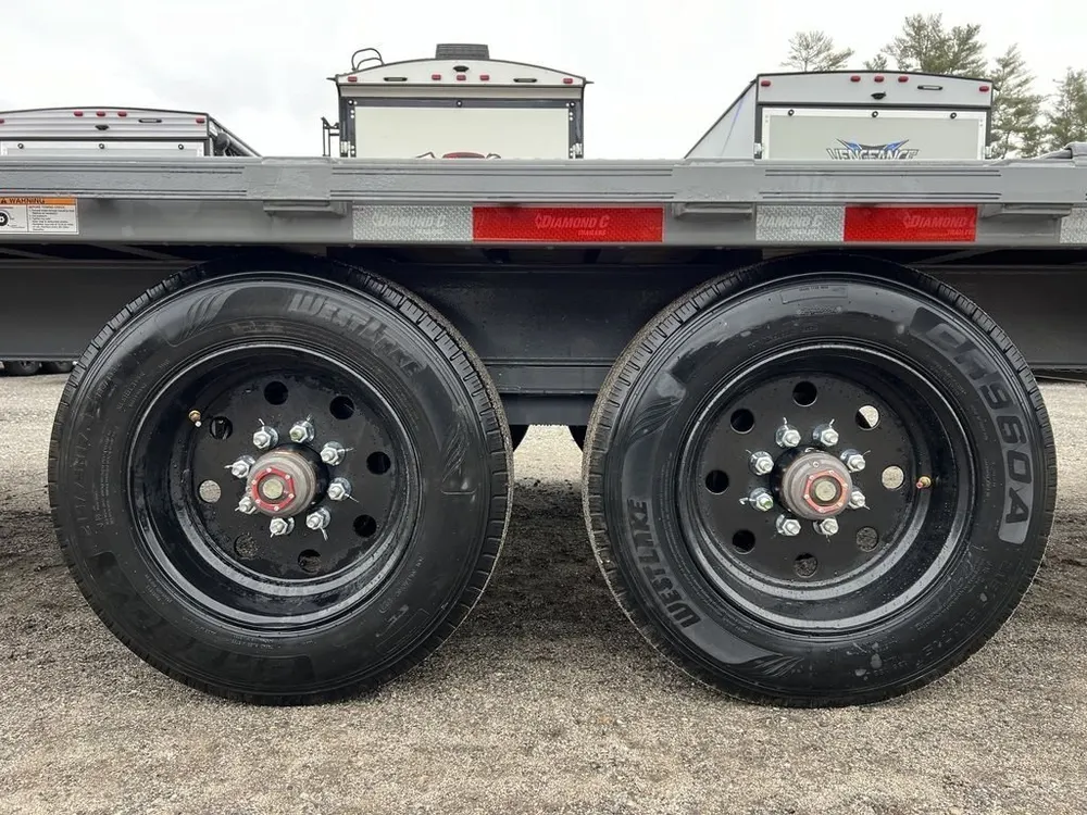 2024 Diamond C 8.5×20 20K Deckover Equipment Trailer w/ 72” Flip-Knee Ramps — view 10