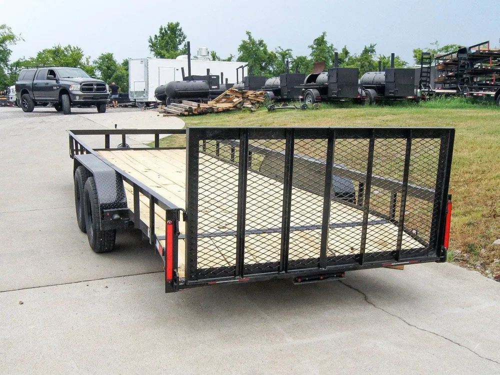 6.4×20 Dovetail Utility Trailer (2) 3500lb Axles — view 6