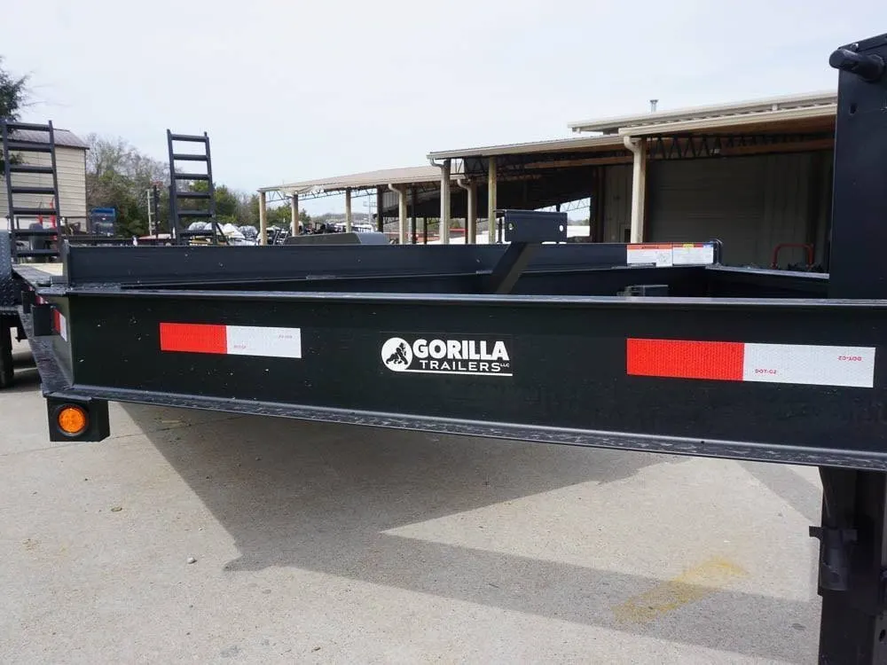 7×20 Equipment Trailer 8″ I-Beam (2) 7K Axles Standup Ramps 14K GVWR — view 12