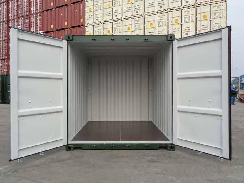 10-Fuß-Seecontainer, neu, grün