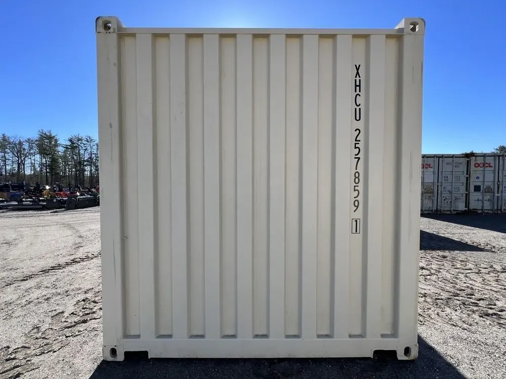 20-Fuß-Lagercontainer One-Trip mit Seitentüren, beige