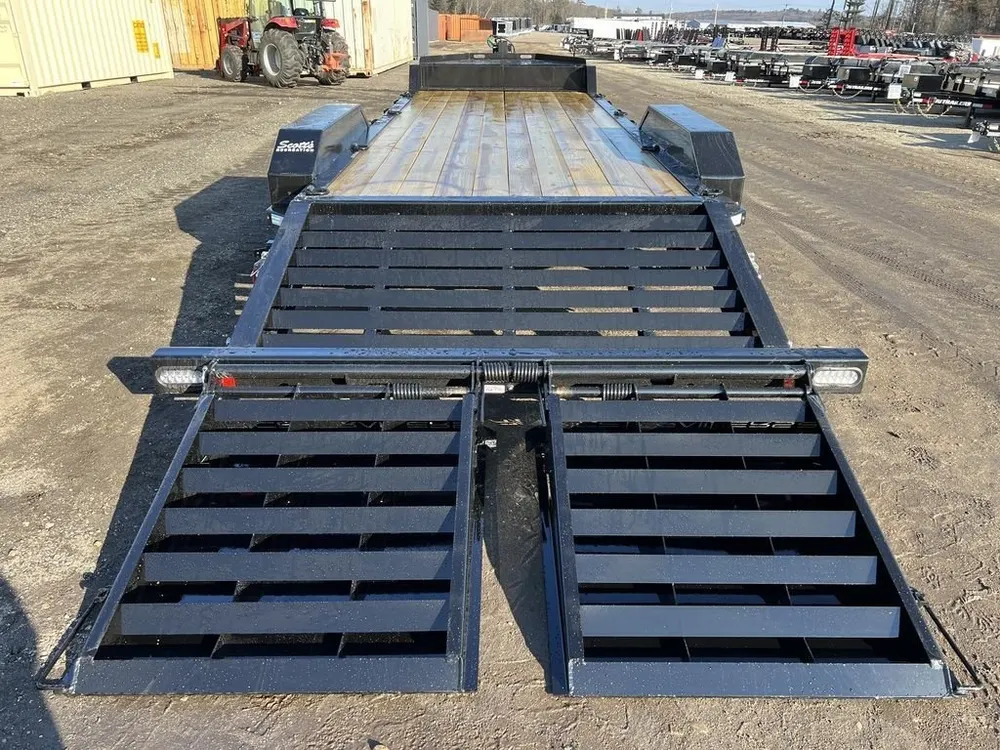2024 Rice Trailers 7X18 Promax Industrial 21K Equipment w/Hydraulic Jack & Full Width Ramps — view 9