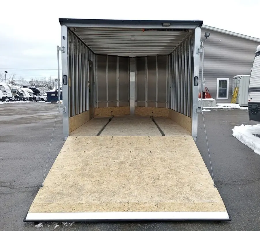 2024 Mission Trailers 101×12 Aluminum 2 Place Crossover 3.0 w/Side X Side Pkg, Rear Canopy — view 3