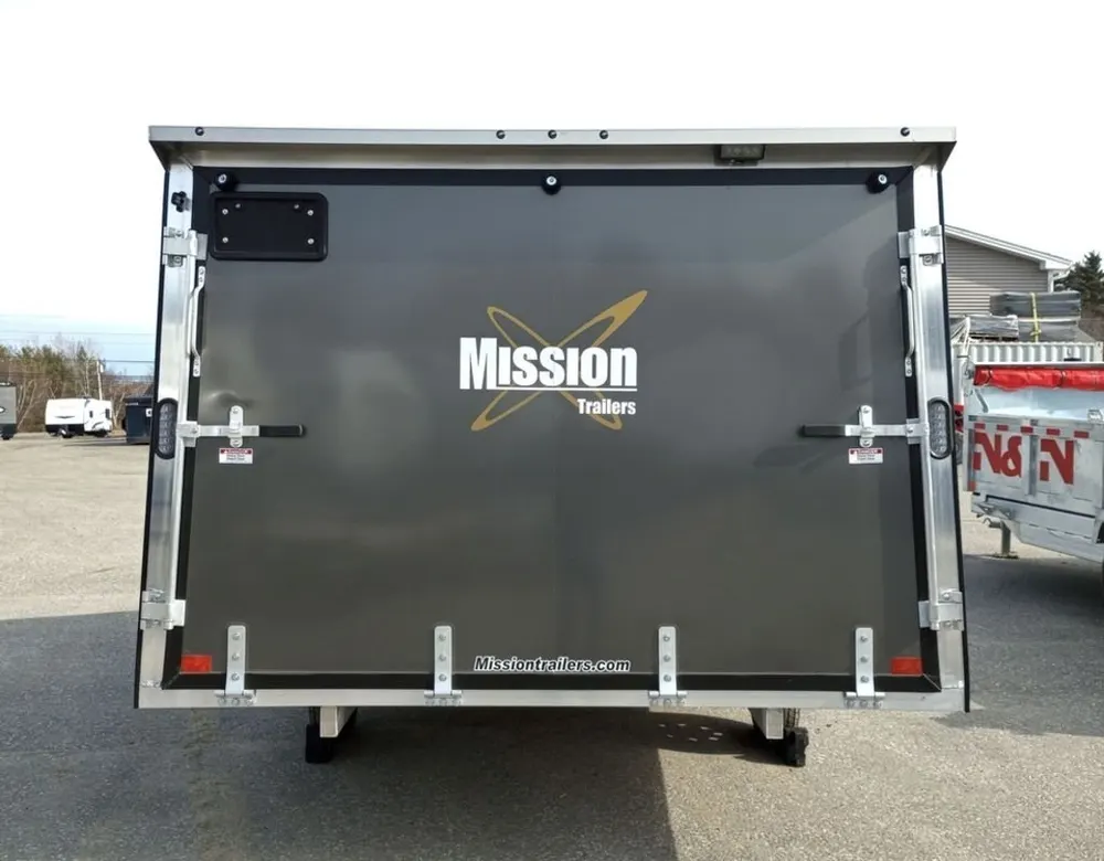Mission Trailers 101×12 Aluminum 2-Place Crossover w/Mats & Guides, Rear Canopy — view 7