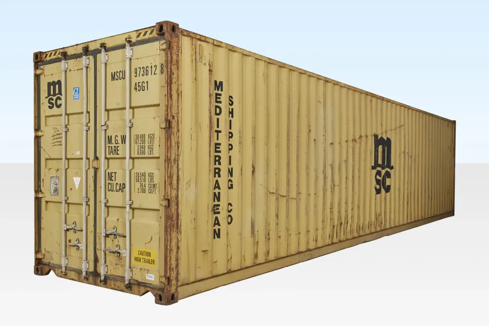 40-Fuß-High-Cube-Container, gebraucht