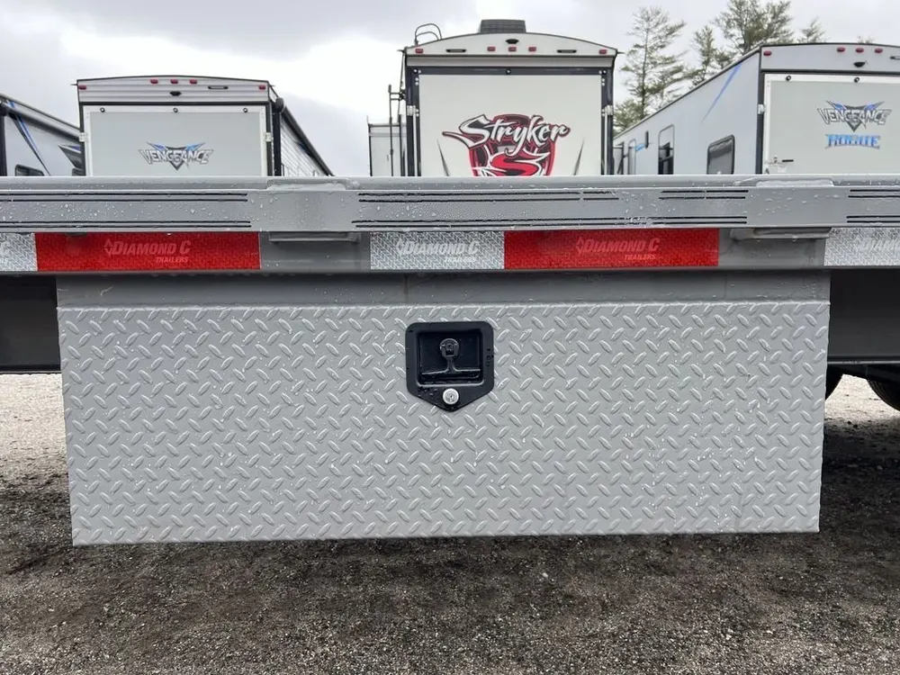 2024 Diamond C 8.5×20 20K Deckover Equipment Trailer w/ 72” Flip-Knee Ramps — view 6