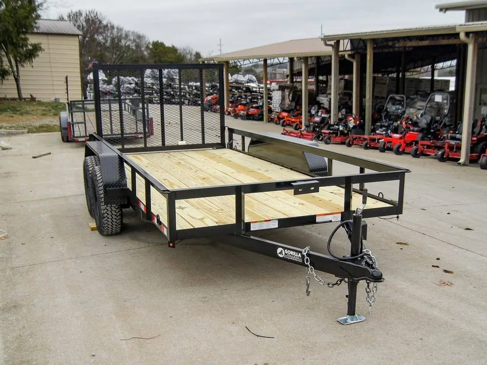 6.4×14 Straight Deck Off Road ATV/UTV Utility Trailer (2) 3,500lb Axles — view 9