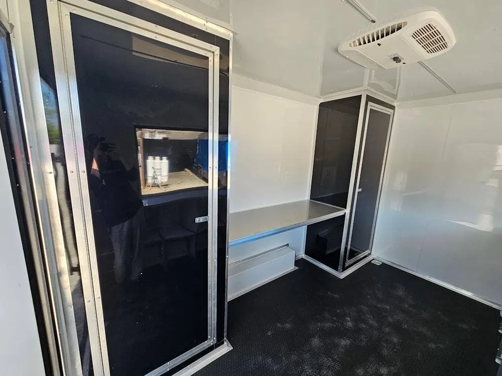 8.5′ X 12′ Black Marketing and Merch Concession Trailer — view 12