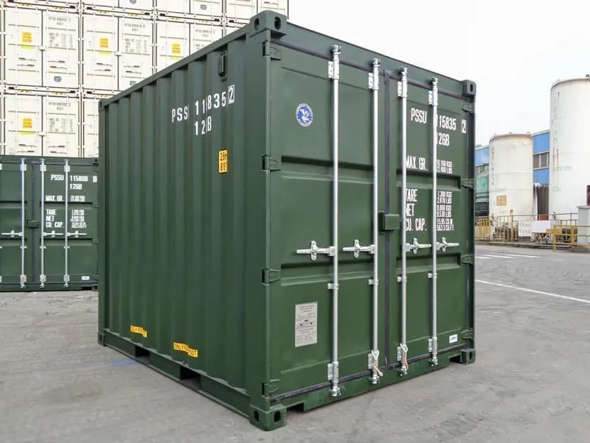 10-Fuß-Seecontainer, neu, grün