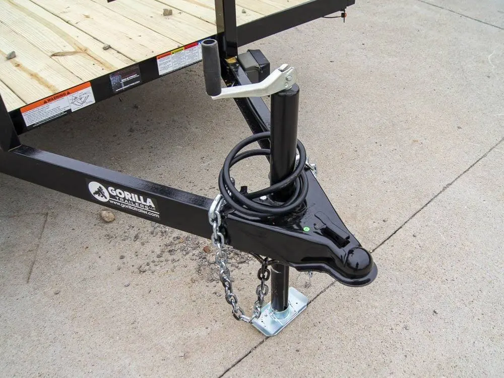 7×20 Tube Top Dovetail Utility Trailer (2) 3500lb Axles — view 9