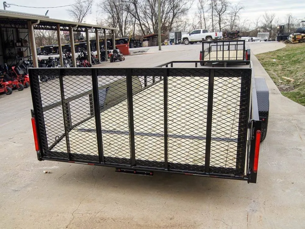 7×20 Tube Top Dovetail Utility Trailer (2) 3500lb Axles — view 6