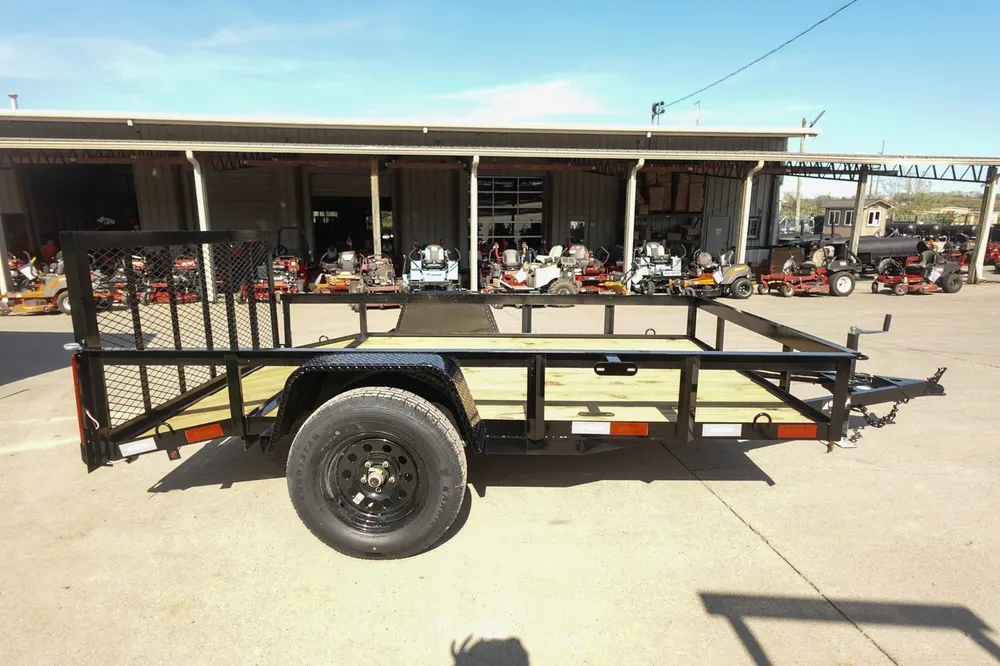6′ 4″ x 10 Utility Trailer Dovetail Powder Coated 3,500lb Axle — view 6