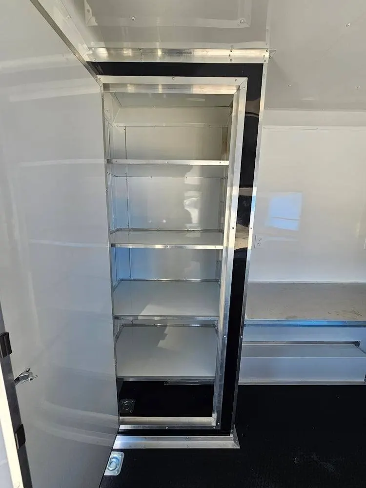 8.5′ X 12′ Black Marketing and Merch Concession Trailer — view 11