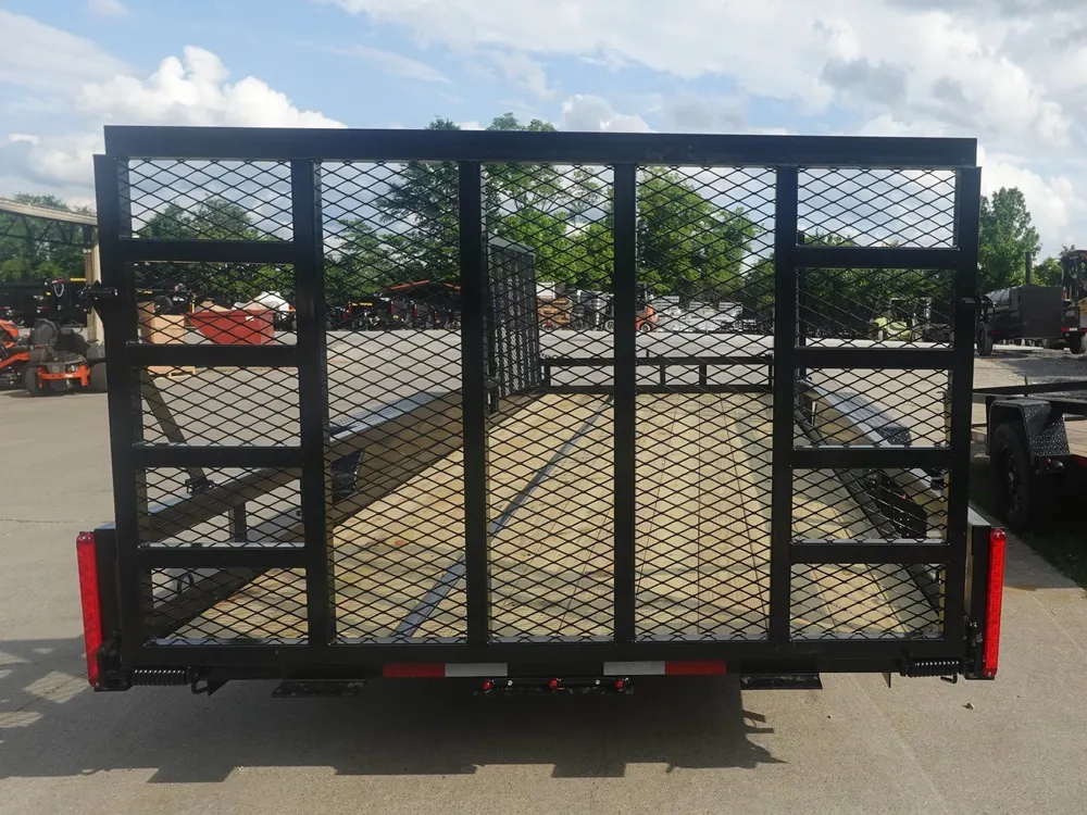 7×20 Heavy Duty Straight Deck Utility Trailer (2) 5,200lb Axles With (2) Side Gates 10K GVWR — view 6
