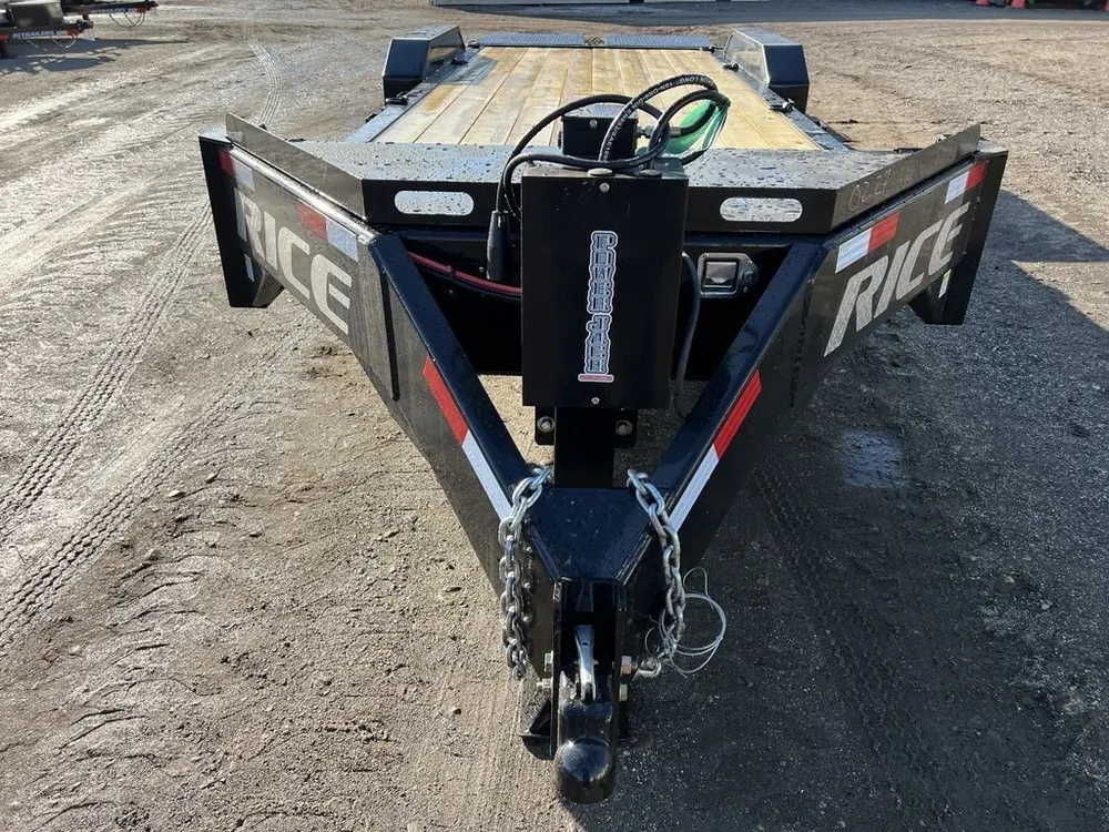 2024 Rice Trailers 7X18 Promax Industrial 21K Equipment w/Hydraulic Jack & Full Width Ramps — view 8