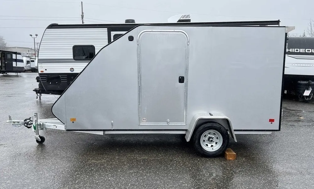2024 Mission Trailers 60×12 Aluminum Single Place Crossover w/Galvanized Package, Rear Canopy — view 10