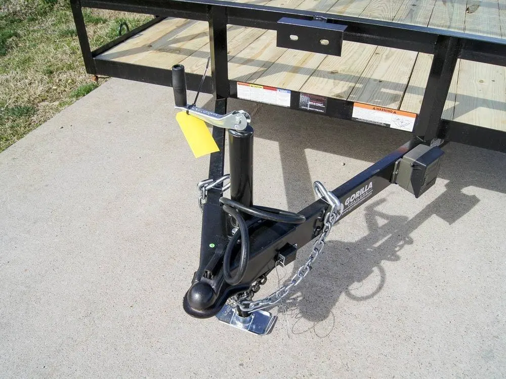 7×20 Dovetail Utility Trailer (2) 3,500lb Axles with Elevated Basket — view 11