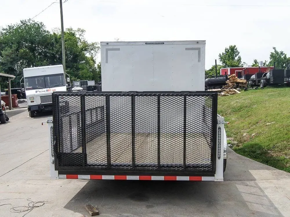 7×18 Hybrid Enclosed Trailer with Side Door (2) 5,200lb Axles Storage — view 5