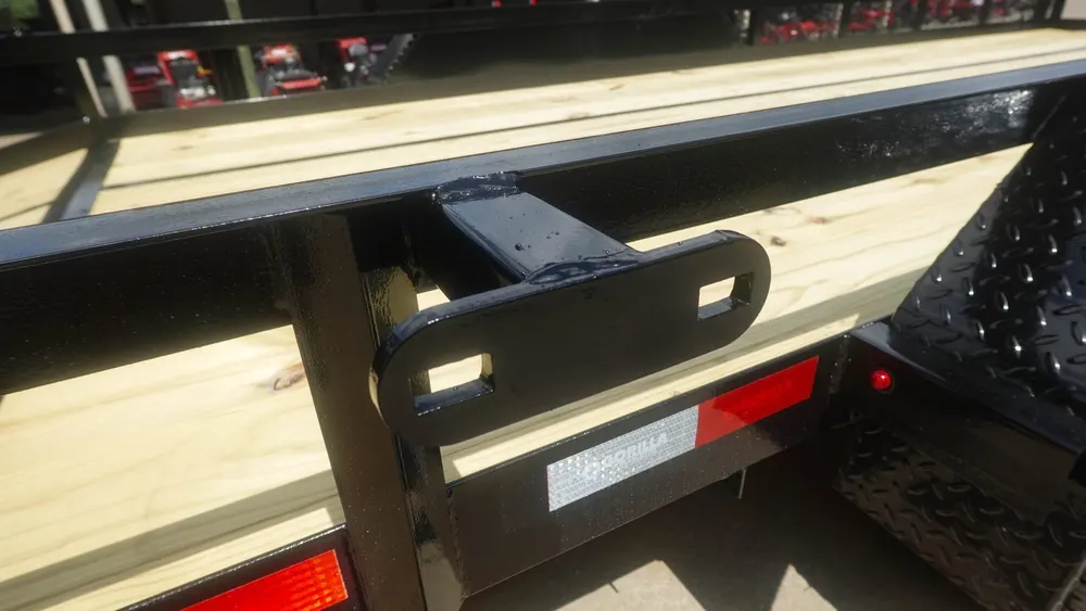 7×20 Heavy Duty Dovetail Utility Trailer Side Baskets (2) 5,200lb Axles Brakes — view 4