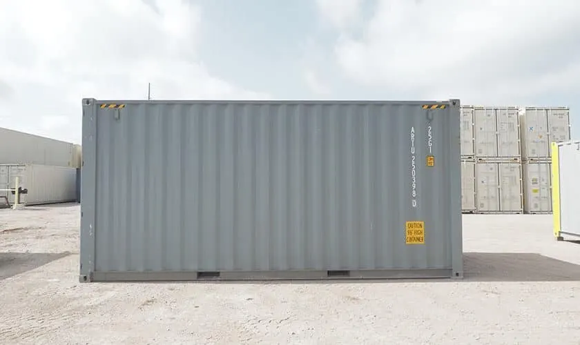 20-Fuß-Seecontainer, neu, grau