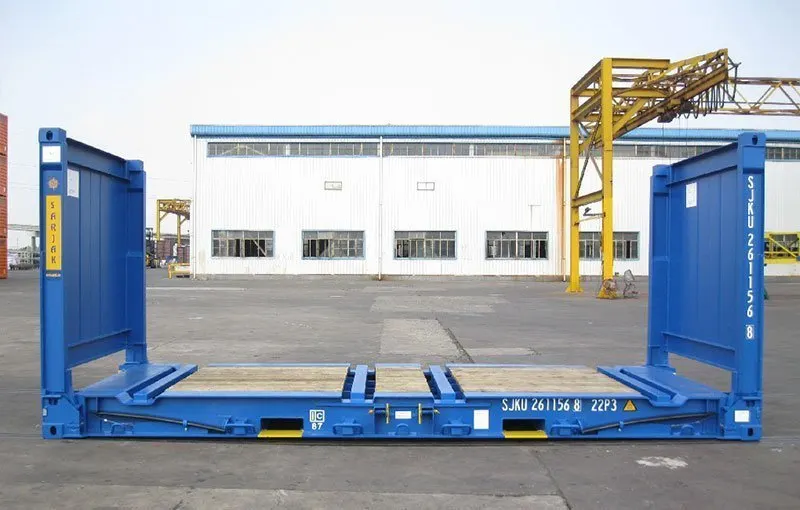 20-Fuß-Flatrack-Container für Übergrößen