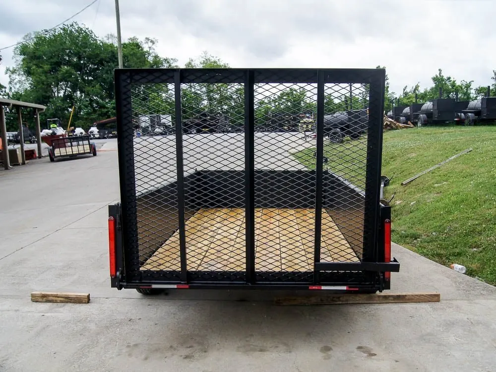 5×10 Utility Trailer with 18in Metal Sides 3500lb Axle — view 5