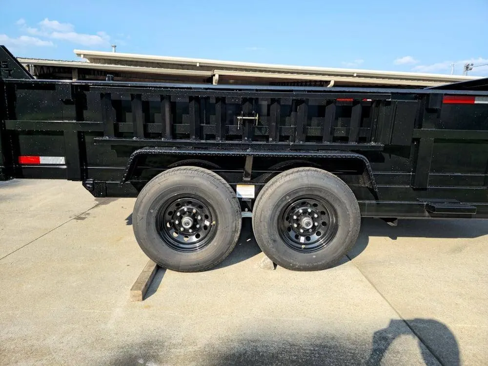 7′ X 14′ 2ft Sides Hydraulic Dump Trailer 7,000lb Axles 14K GVWR — view 8