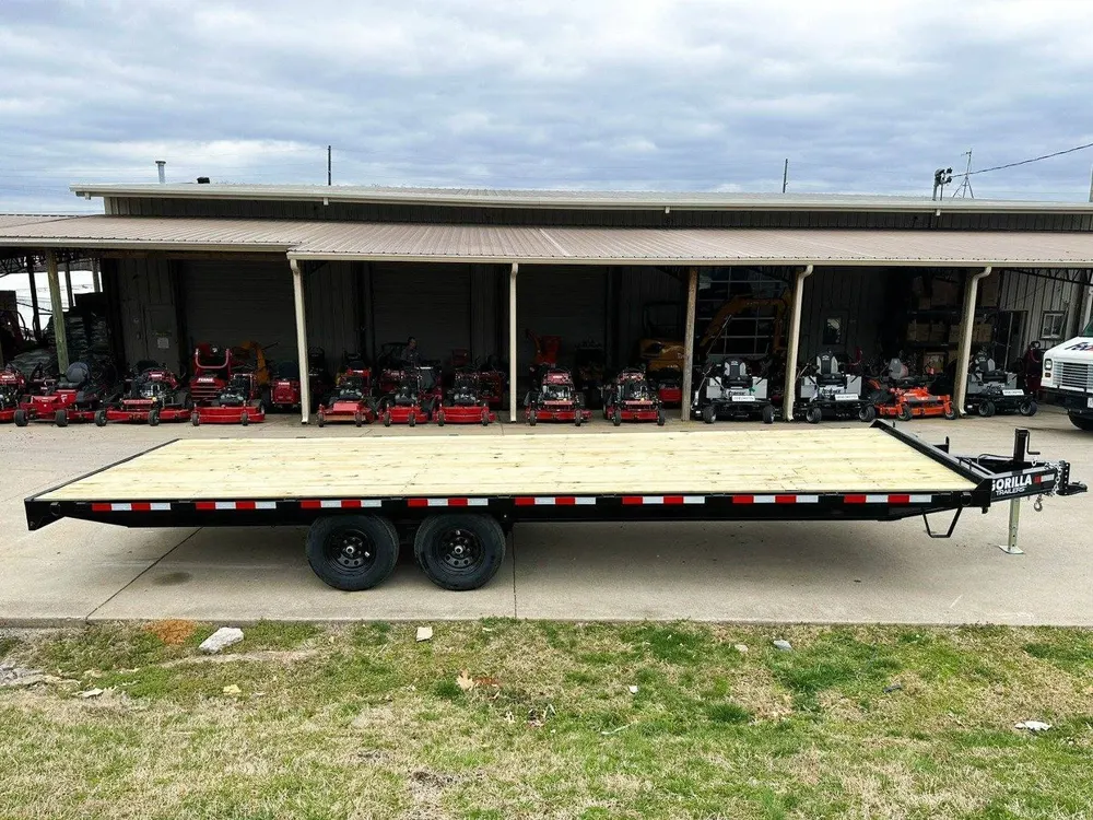 8.5×24 IBeam Deckover Equipment Trailer Straight Deck (2) 5200lb Axles — view 10