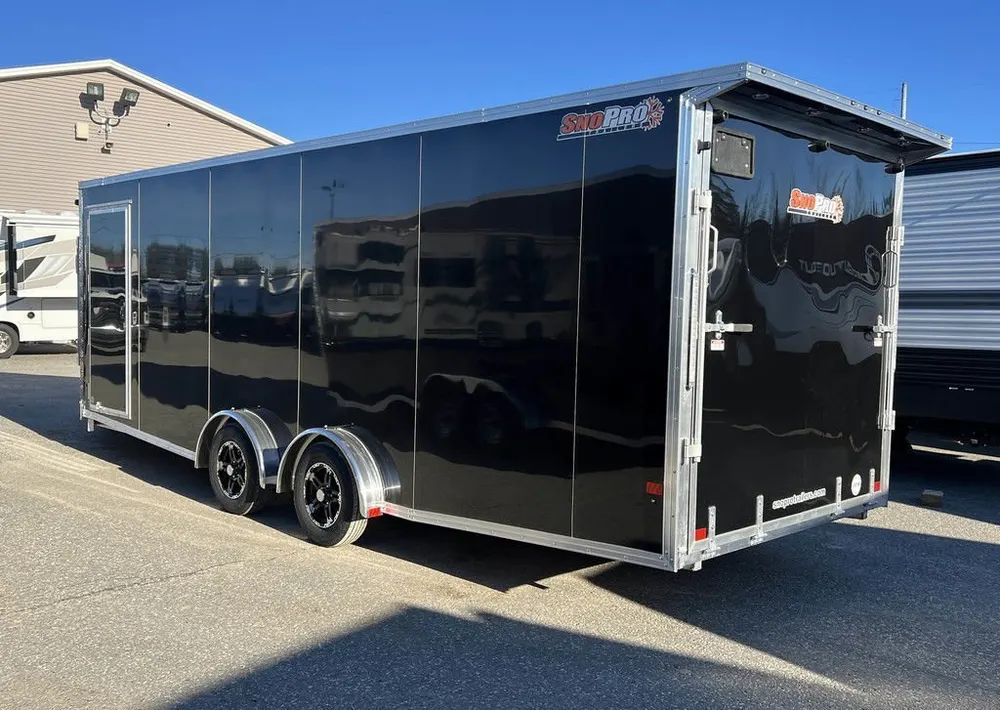 2024 Sno Pro 7.5×22 Aluminum 4-Place Drive In/Out w/Extra Height, Mats & Guides, Canopy — view 9