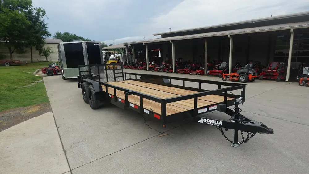 7×20 Heavy Duty Dovetail Utility Trailer (2) 5,200lb Axles with Brakes 10k GVWR — view 6