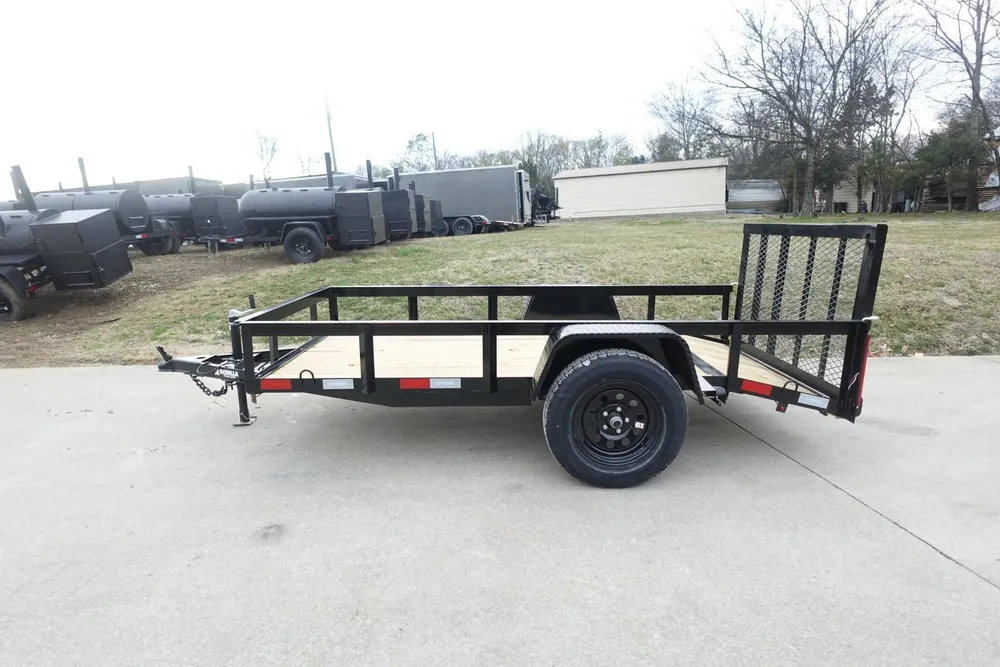 5×10 Utility Trailer Powder Coated Dovetail 3500lb Axle — view 3