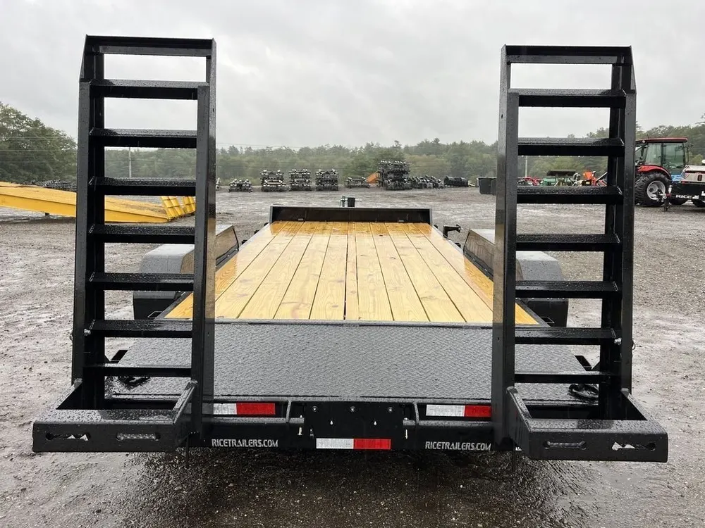 2024 Rice Trailers 7×16 10K Equipment Hauler w/D-Rings, Spare Mount, & Toolbox — view 11