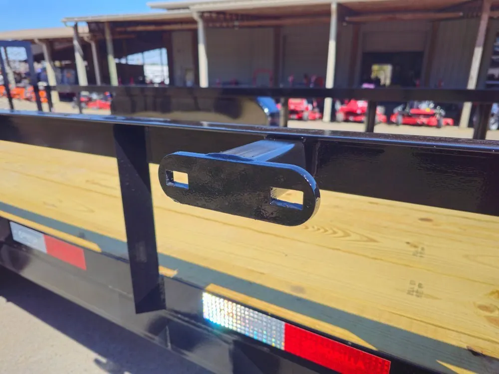 6’4″ x 16 Utility Trailer Double Axle Dovetail With Gate Powder Coated (2) 3500lb Axles — view 4