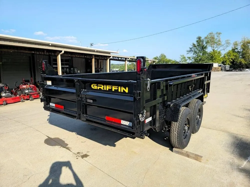 7′ X 14′ 2ft Sides Hydraulic Dump Trailer 7,000lb Axles 14K GVWR — view 7
