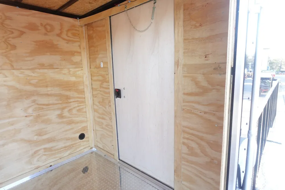7×20 Black Hybrid Enclosed Trailer ATP Floor (2) 7K Axles — view 11