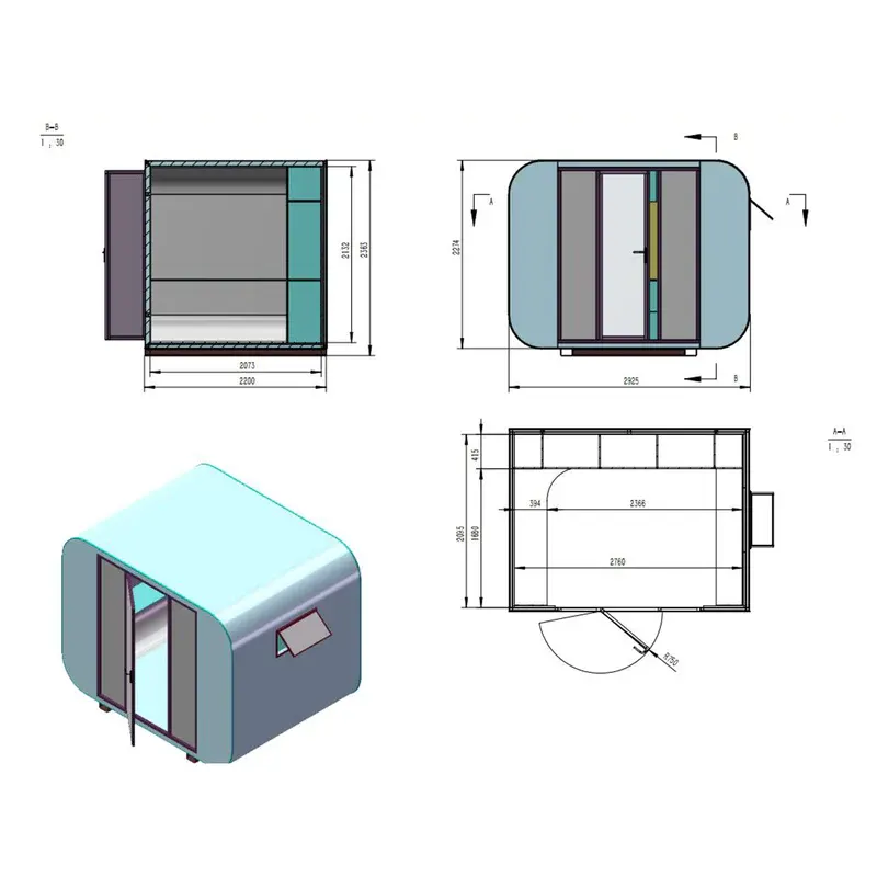 Modern Tiny Office Tiny House 10ft — view 3