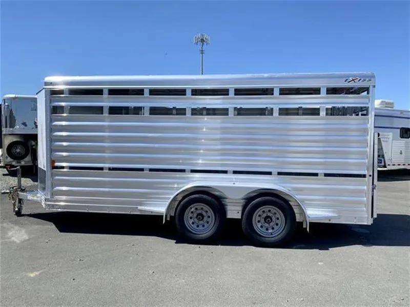 2024 Exiss Exhibitor Mini 615 Bumper Pull Stock Trailer, 8 pens — view 4