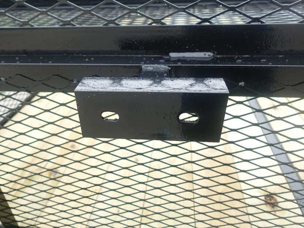 6.4×16 Dovetail Utility Trailer with Front Basket 2ft Mesh (2) 3500lb Axles — view 6
