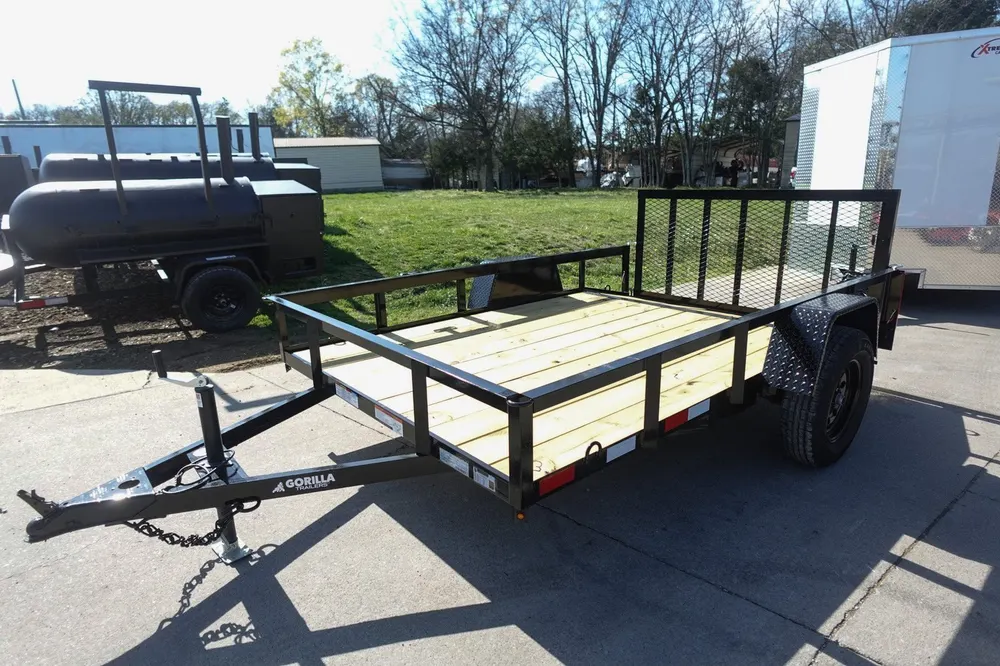 6′ 4″ x 10 Utility Trailer Dovetail Powder Coated 3,500lb Axle — view 4