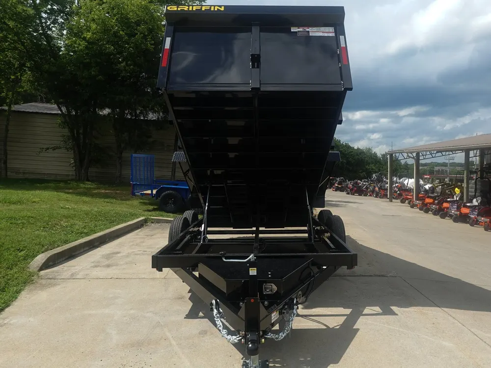 7×14 Hydraulic Dump Trailer 3ft Sides 2-7k Axles GVWR 14K — view 6