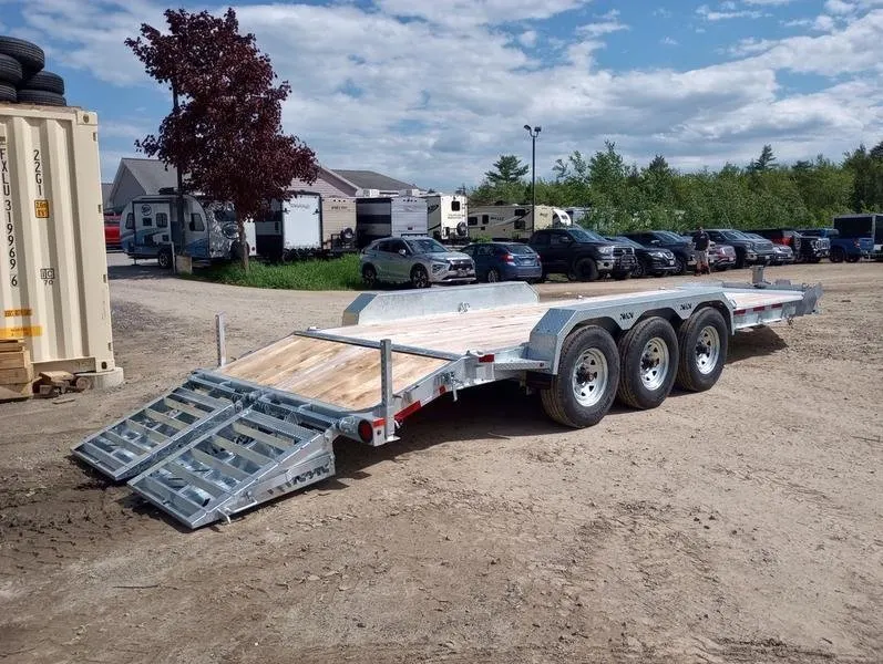 2024 N&N Trailers 7×20+3 Galvanized 22.5K Lowpro Equipment Trailer w/HD Full Width Ramps — view 6